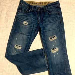 Mens Express Rocco Boot Cut Jeans. Size W33 L32